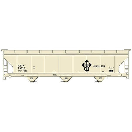 CENTRAL SOYA 3BAY CVD HOP - Accurail - ModelCars.com