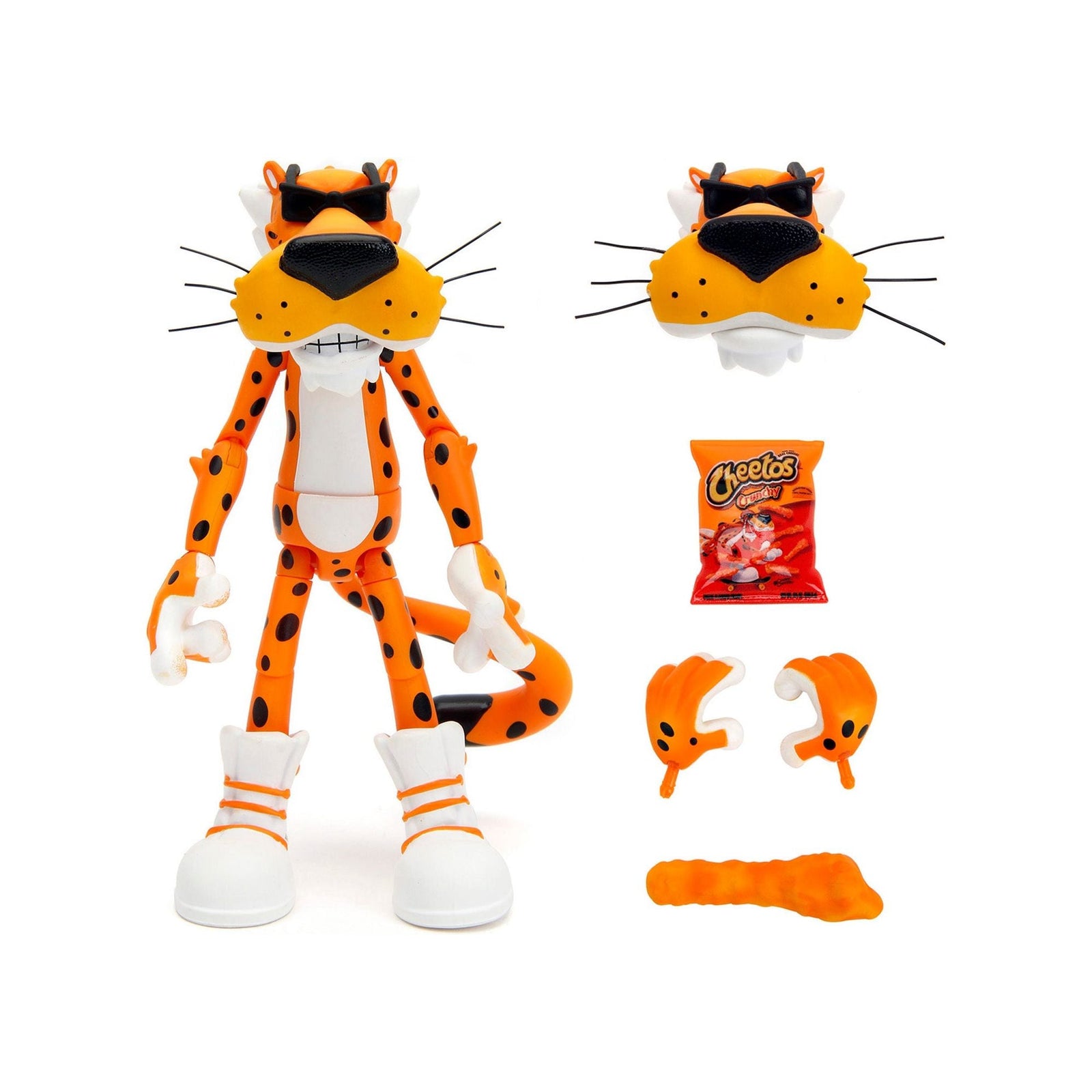 Chester Cheetah 5.5" Figure with Accessories and Alternate Head and Hands "Cheetos Crunchy" model by Jada - Jada - ModelCars.com