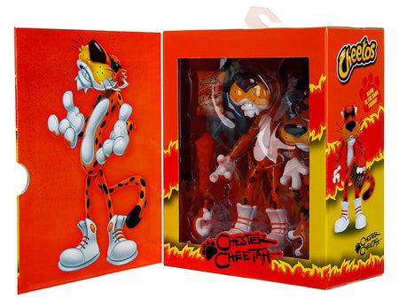 Chester Cheetah 5.5" Glow-in-the-Dark Figure with Accessories and Alternate Head and Hands "Flamin' Hot Cheetos Crunchy" Model by Jada-Jada-ModelCars.com