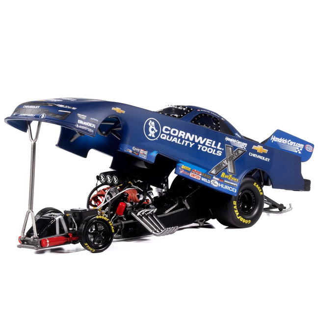 Chevrolet Camaro SS NHRA Funny Car Austin Prock "Cornwell Quality Tools" (2025) "John Force Racing" Limited Edition 1/24 Diecast Model by Auto World-Autoworld-ModelCars.com