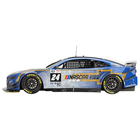 Chevrolet Camaro ZL1 24 Jenson Button - Jimmie Johnson - Mike Rockenfeller (Post - Race Weathered Version) "Hendrick Motorsports - NASCAR Next Gen Garage 56" Innovative "24 Hours of Le Mans" (2023) 1/18 Model Car by Top Speed - Top Speed - ModelCars.com