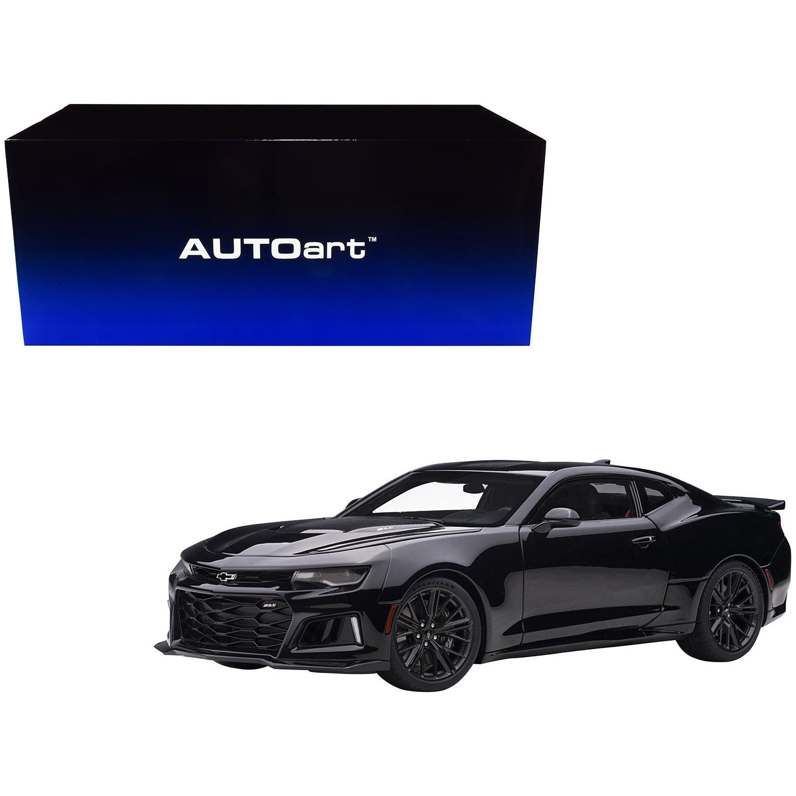 Chevrolet Camaro ZL1 Black 1/18 Model Car by Autoart - Autoart - ModelCars.com