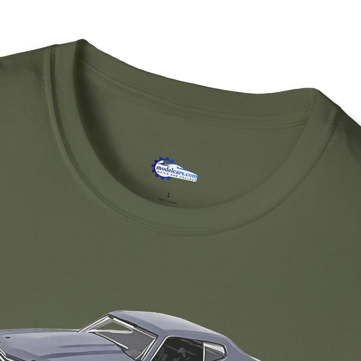 Chevrolet Chevelle SS Primer Grey Cartoon Styling - Fast and Furious Inspired T-Shirt - American Muscle-Modelcars.com-ModelCars.com