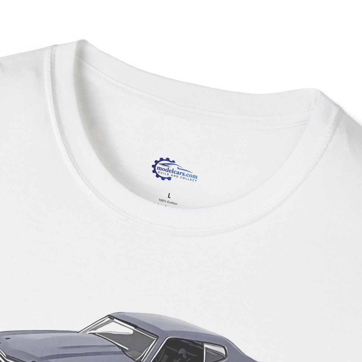 Chevrolet Chevelle SS Primer Grey Cartoon Styling - Fast and Furious Inspired T-Shirt - American Muscle-Modelcars.com-ModelCars.com