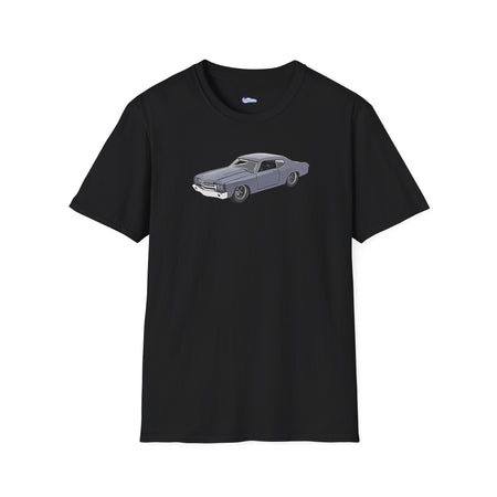 Chevrolet Chevelle SS Primer Grey Cartoon Styling - Fast and Furious Inspired T-Shirt - American Muscle-Modelcars.com-ModelCars.com