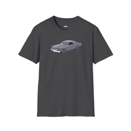 Chevrolet Chevelle SS Primer Grey Cartoon Styling - Fast and Furious Inspired T-Shirt - American Muscle-Modelcars.com-ModelCars.com