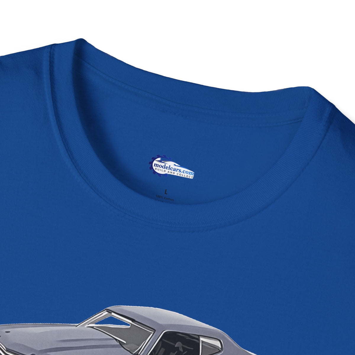 Chevrolet Chevelle SS Primer Grey Cartoon Styling - Fast and Furious Inspired T-Shirt - American Muscle-Modelcars.com-ModelCars.com