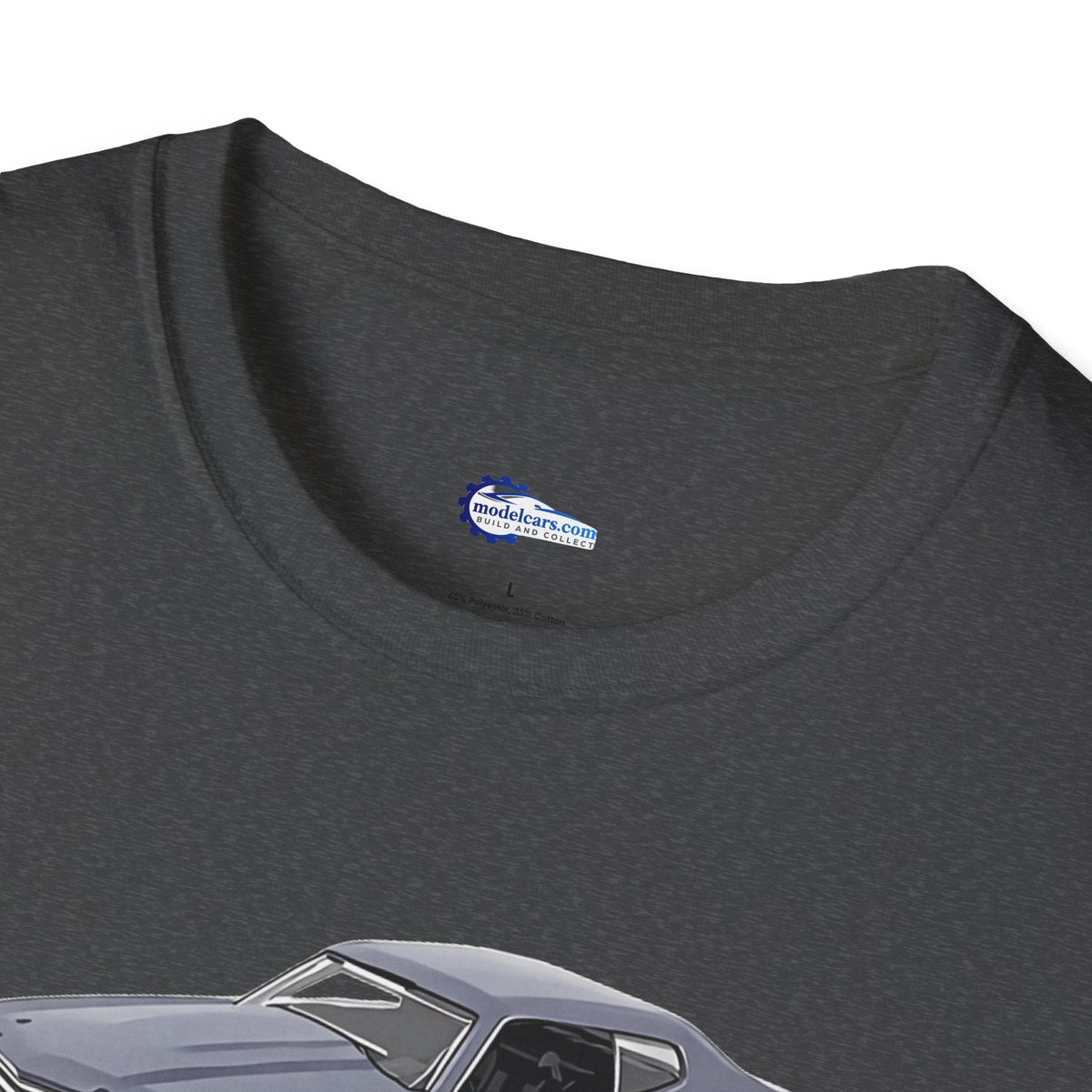Chevrolet Chevelle SS Primer Grey Cartoon Styling - Fast and Furious Inspired T-Shirt - American Muscle-Modelcars.com-ModelCars.com