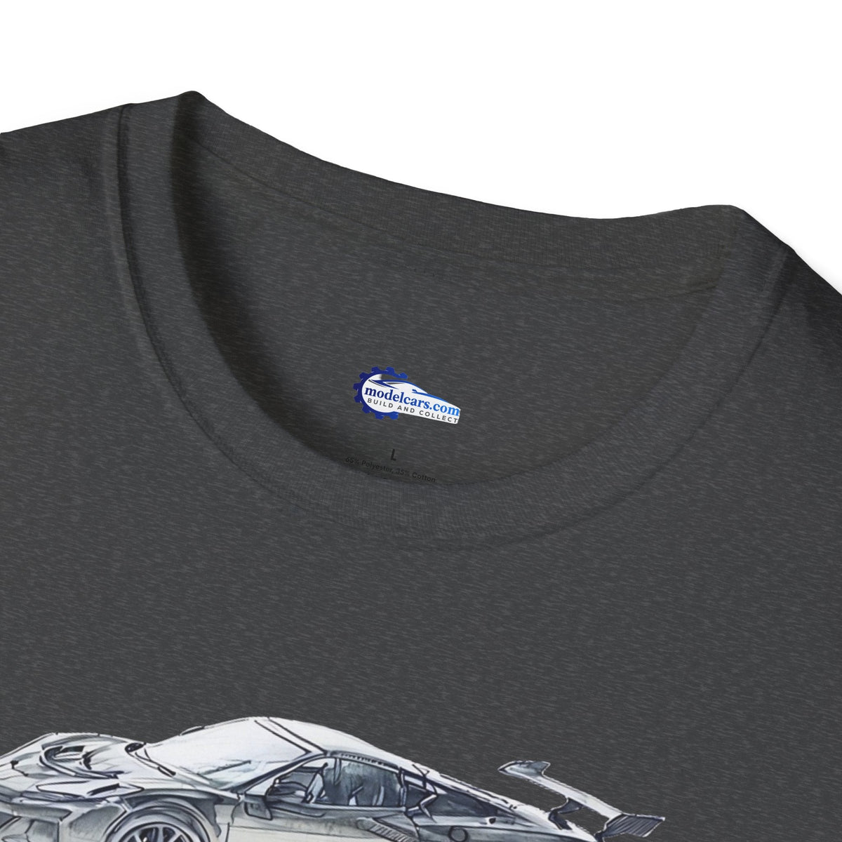 Chevrolet Corvette C8 ZR1 T-Shirt - American Muscle, Black with Blue Stripes-Modelcars.com-ModelCars.com