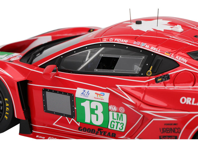 Chevrolet Corvette Z06 GT3.R 13 Matt Bell - Orey Fidani - Lars Kern "AWA Racing" "24 Hours of Le Mans" (2025) 1/18 Model Car by Top Speed-Top Speed-ModelCars.com