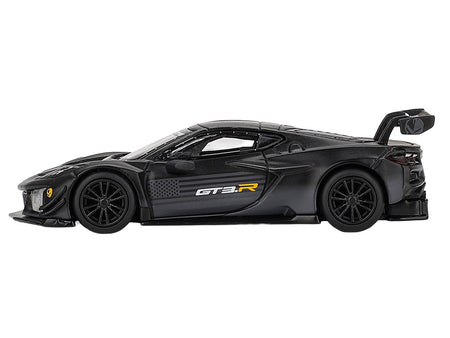 Chevrolet Corvette Z06 GT3.R "Road America Test Car" Black with Graphics Limited Edition 1/64 Diecast Model Car by Mini GT-Mini GT-ModelCars.com