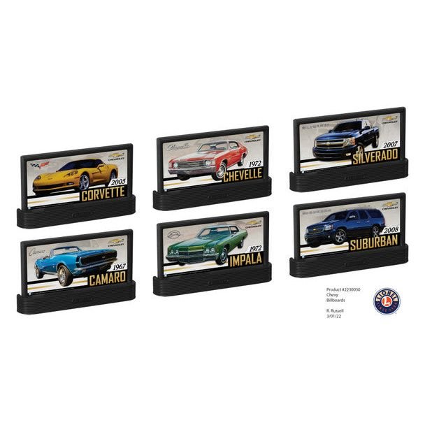 CHEVY BILLBOARD PACK - Lionel - ModelCars.com