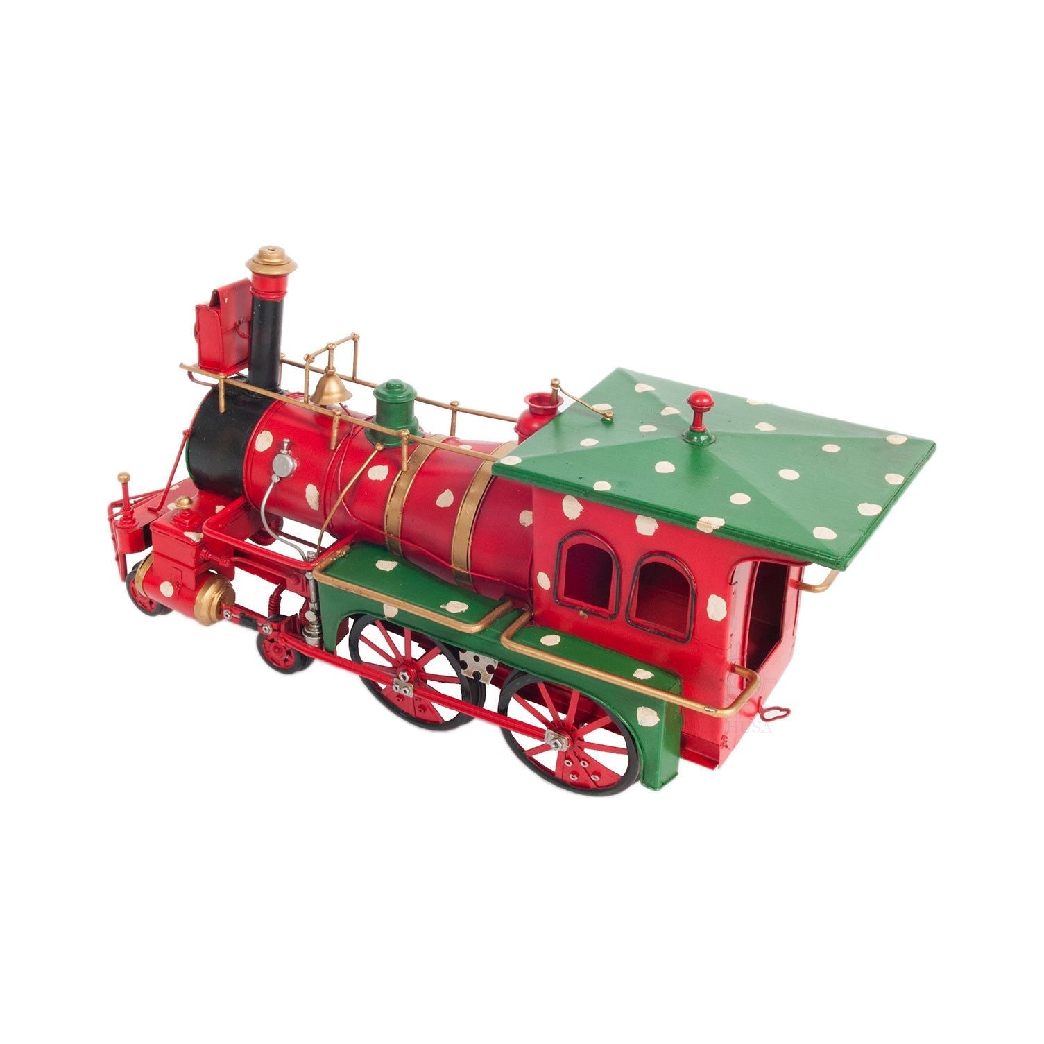 Christmas Train Model Handmade Metal - Old Modern - ModelCars.com
