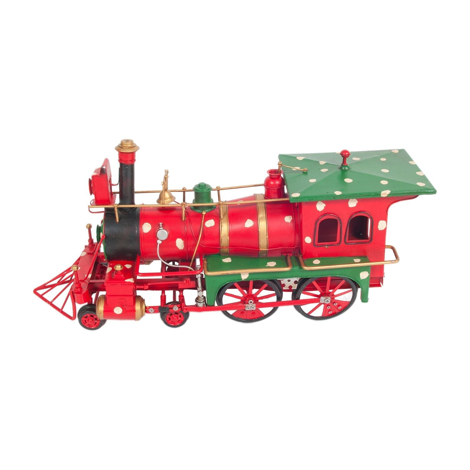 Christmas Train Model Handmade Metal - Old Modern - ModelCars.com