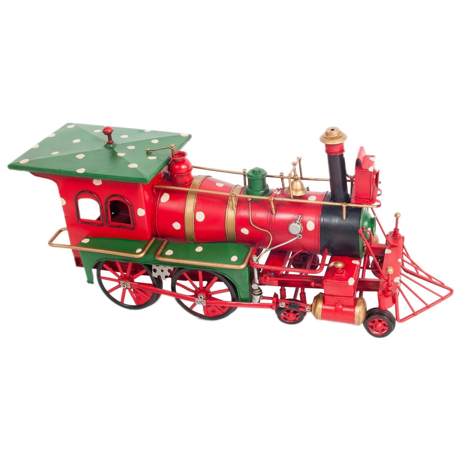 Christmas Train Model Handmade Metal - Old Modern - ModelCars.com