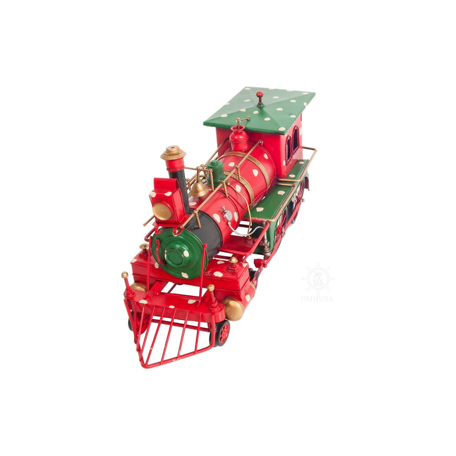 Christmas Train Model Handmade Metal - Old Modern - ModelCars.com