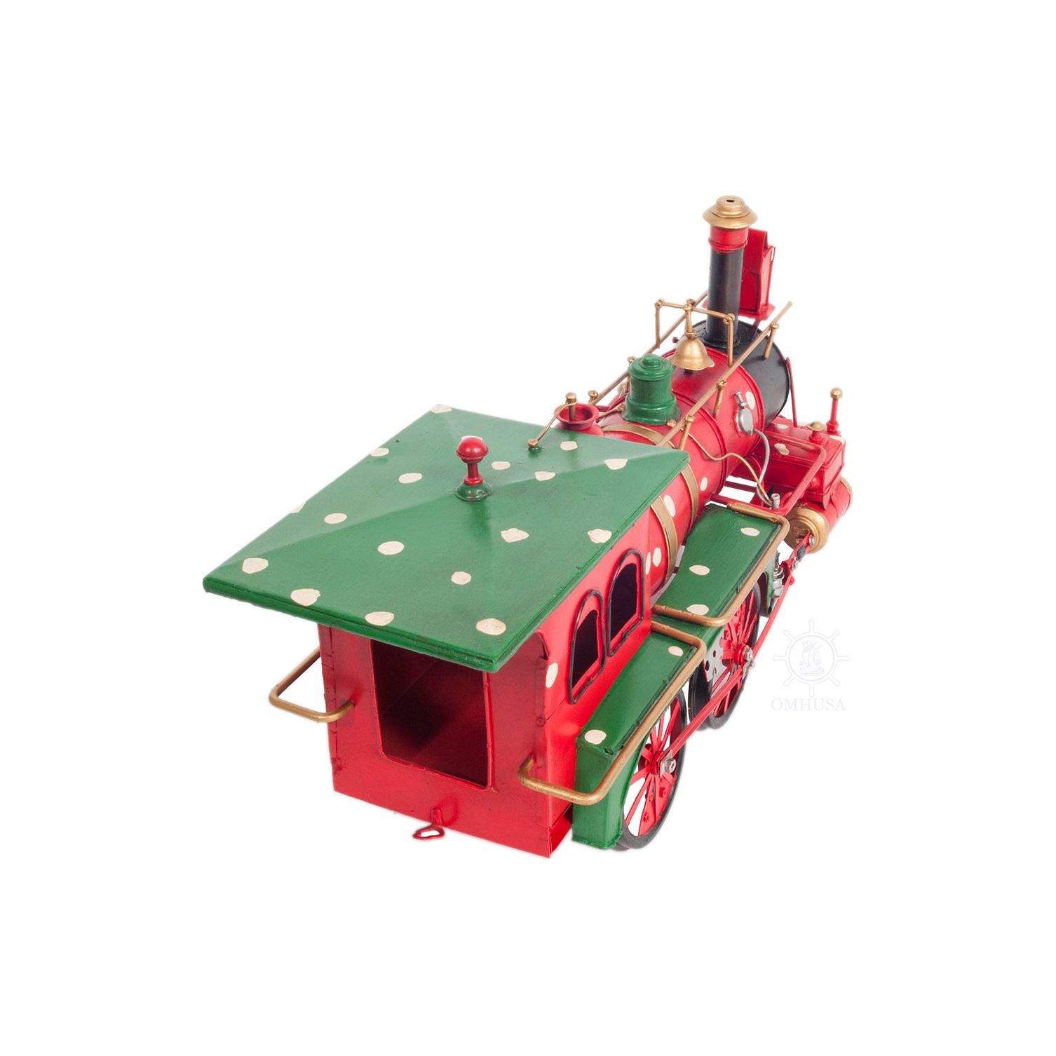 Christmas Train Model Handmade Metal - Old Modern - ModelCars.com