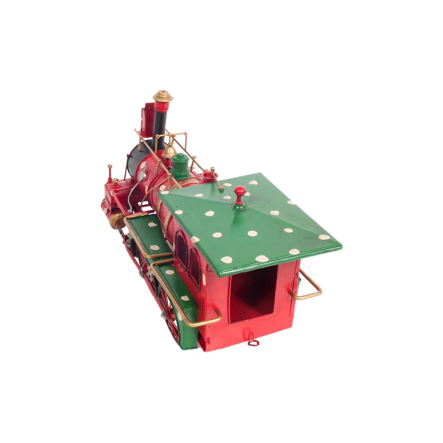 Christmas Train Model Handmade Metal - Old Modern - ModelCars.com