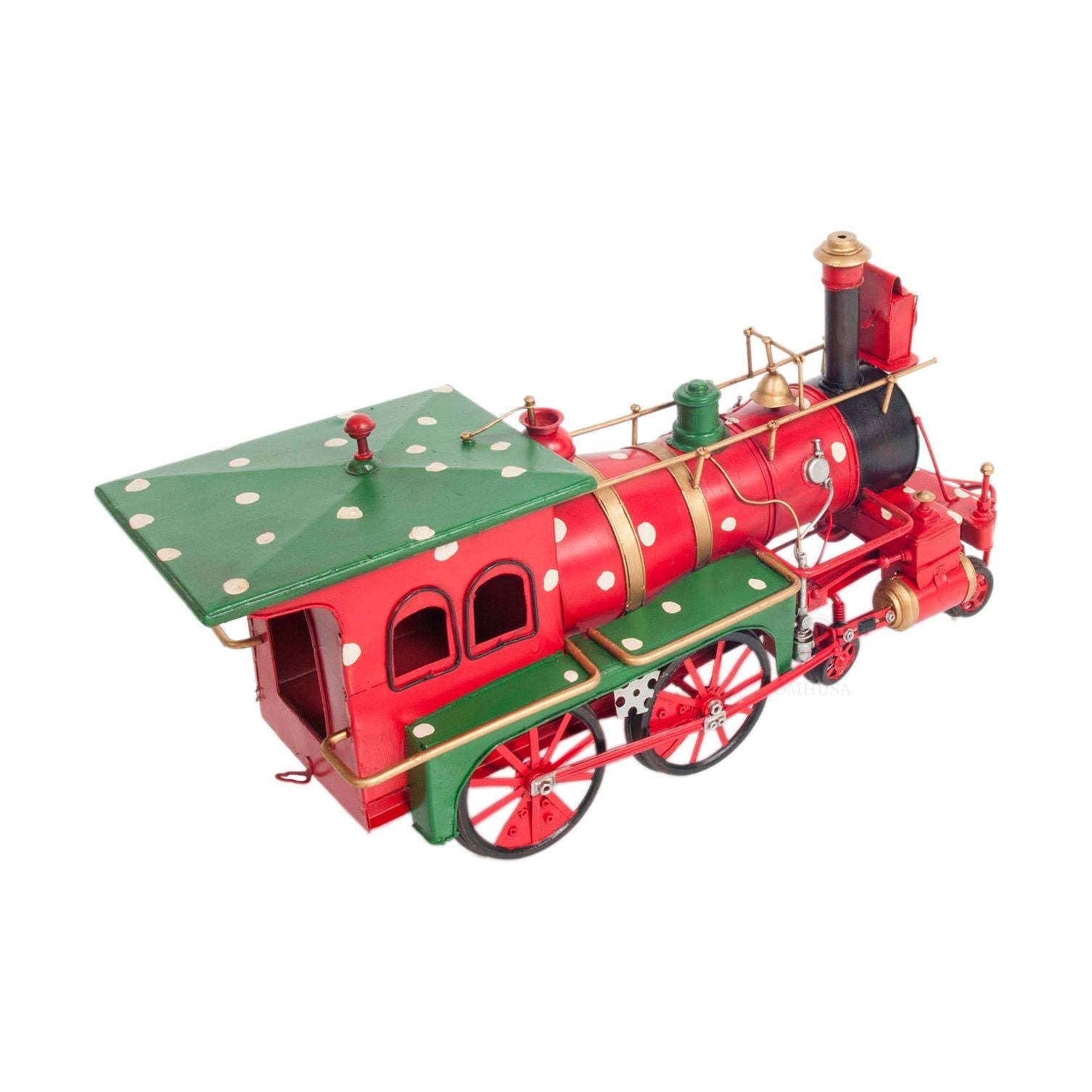 Christmas Train Model Handmade Metal - Old Modern - ModelCars.com