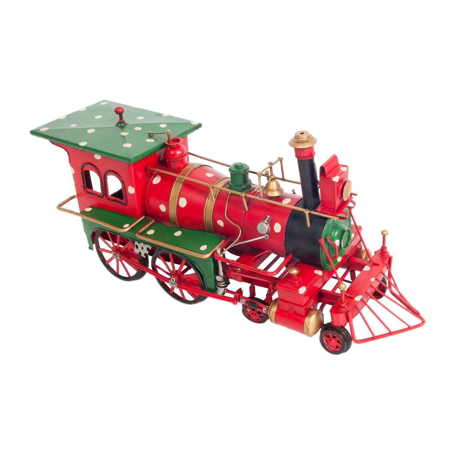 Christmas Train Model Handmade Metal - Old Modern - ModelCars.com