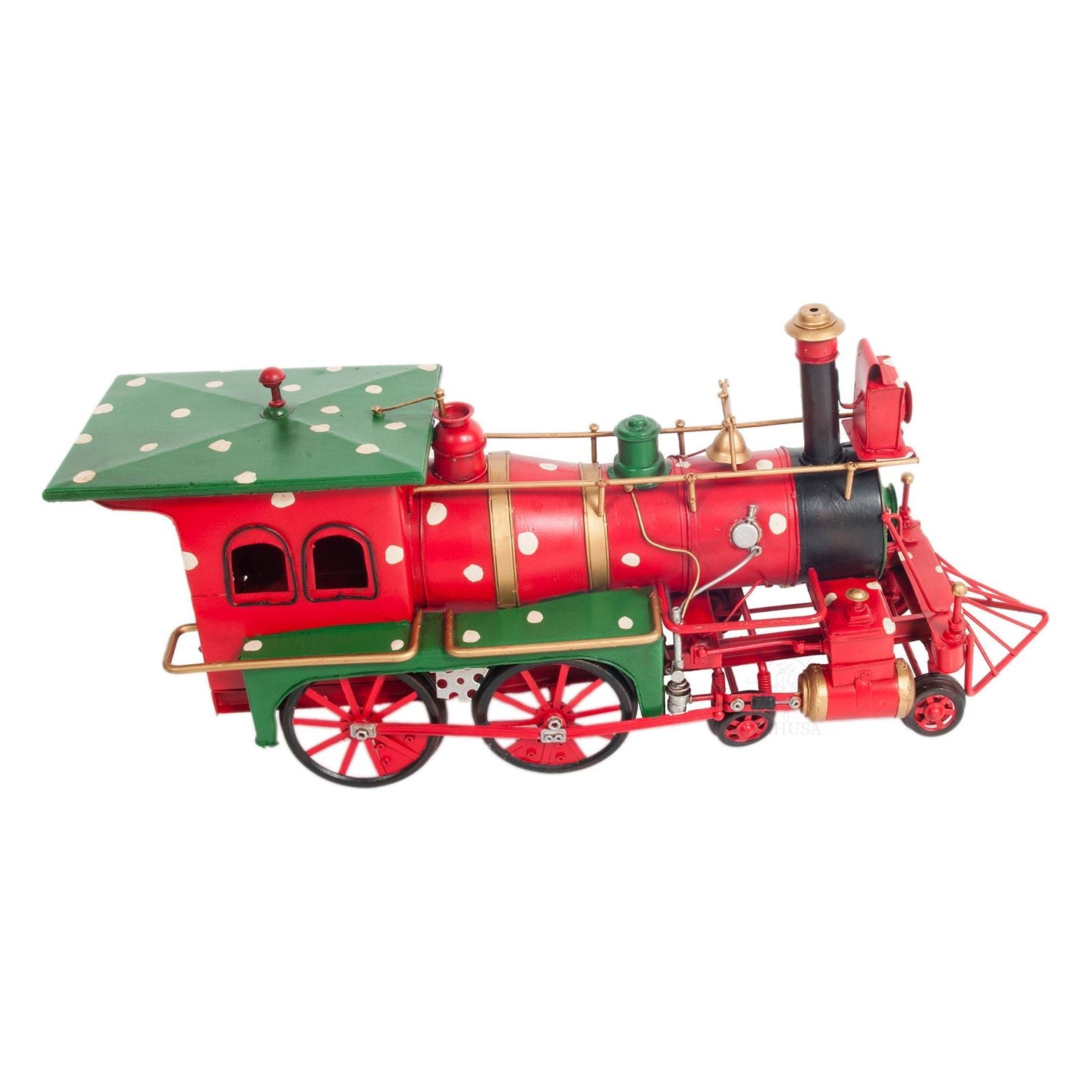 Christmas Train Model Handmade Metal - Old Modern - ModelCars.com