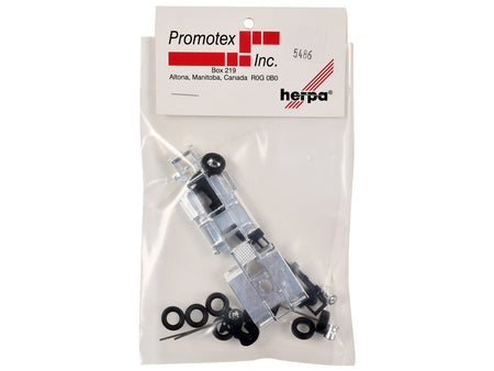 Chrome Chassis Kit for Kenworth or Peterbilt Cab 1/87 (HO) Plastic Model by Promotex-Promotex-ModelCars.com