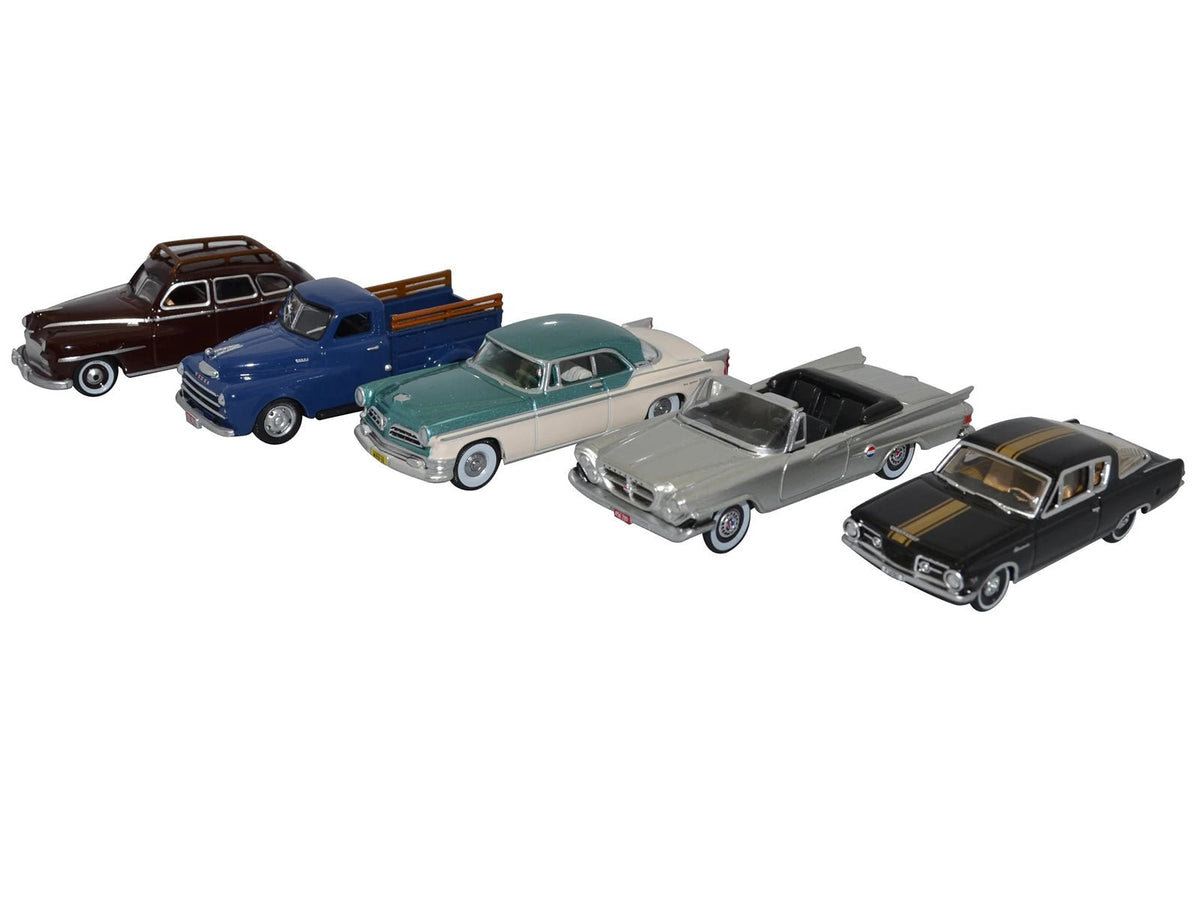 Chrysler Centenary 5 Piece Set 1/87 (HO) Scale Diecast Model Cars by Oxford Diecast-Oxford Diecast-ModelCars.com