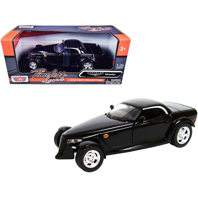 Chrysler Howler Concept Black "Timeless Legends" 1/24 Diecast Model Car by Motormax - Motormax - ModelCars.com