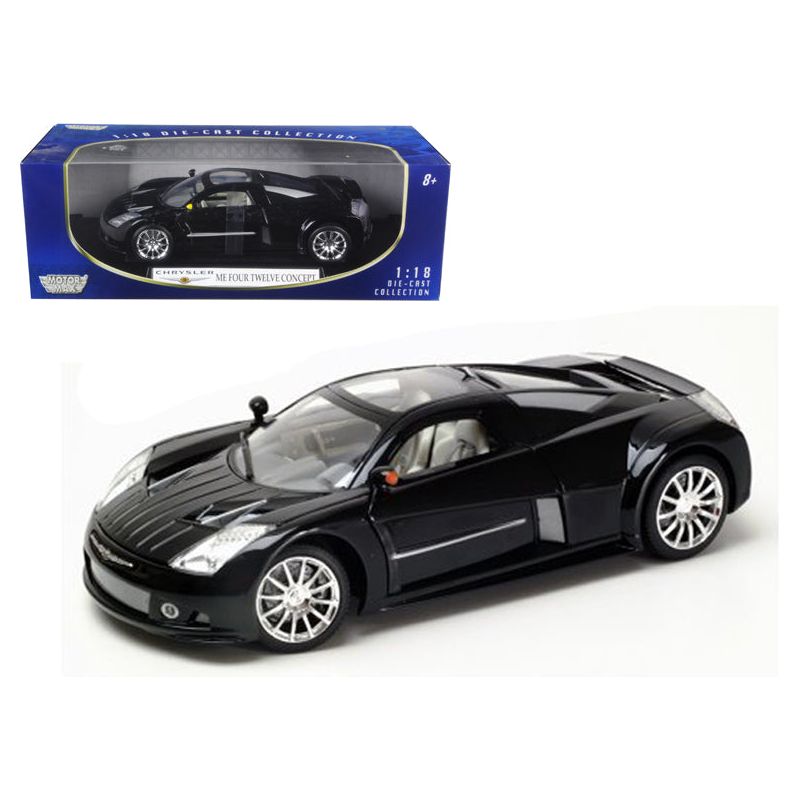 Chrysler Me Four Twelve Black 1/18 Diecast Model Car by Motormax - Motormax - ModelCars.com