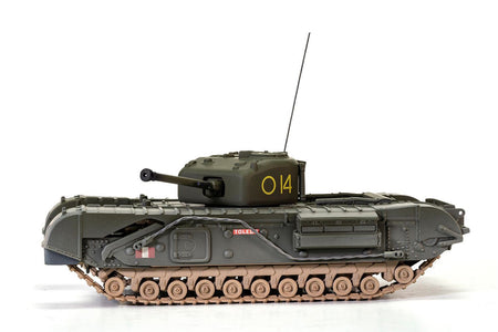 Churchill Mk.IV Tank "'To Catch a Tiger' 'Toledo' C Squadron 14 Troop 21st Army Tank Brigade Tunisia" (1943) British Royal Army "Military Legends" Series 1/50 Diecast Model by Corgi-Corgi-ModelCars.com