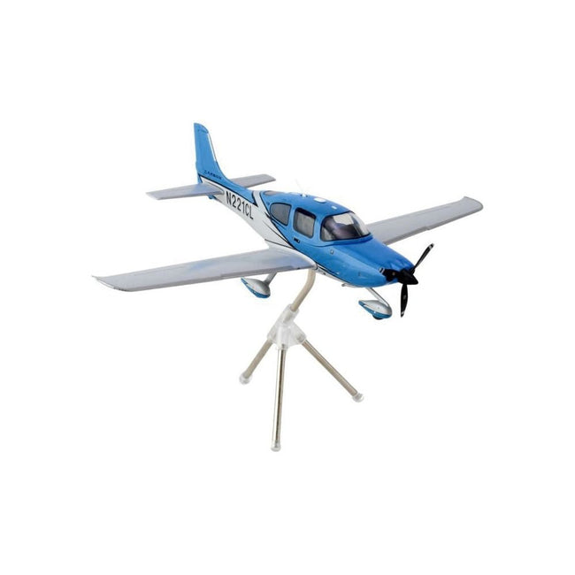 Cirrus SR22 Composite Aircraft (N221CL) Blue "Gemini General Aviation" Series 1/72 Diecast Model Airplane by GeminiJets-GeminiJets-ModelCars.com