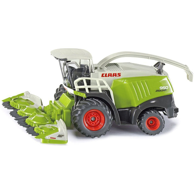 Claas 950 Jaguar Forage Harvester Green and Gray 1/50 Diecast Model by Siku-SIKU-ModelCars.com