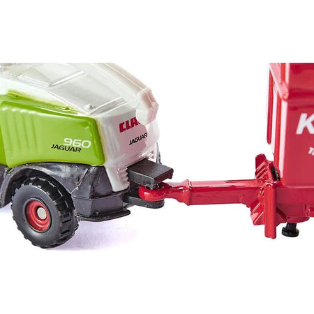 Claas 960 Jaguar Forage Harvester Green and Gray Diecast Model by Siku - SIKU - ModelCars.com