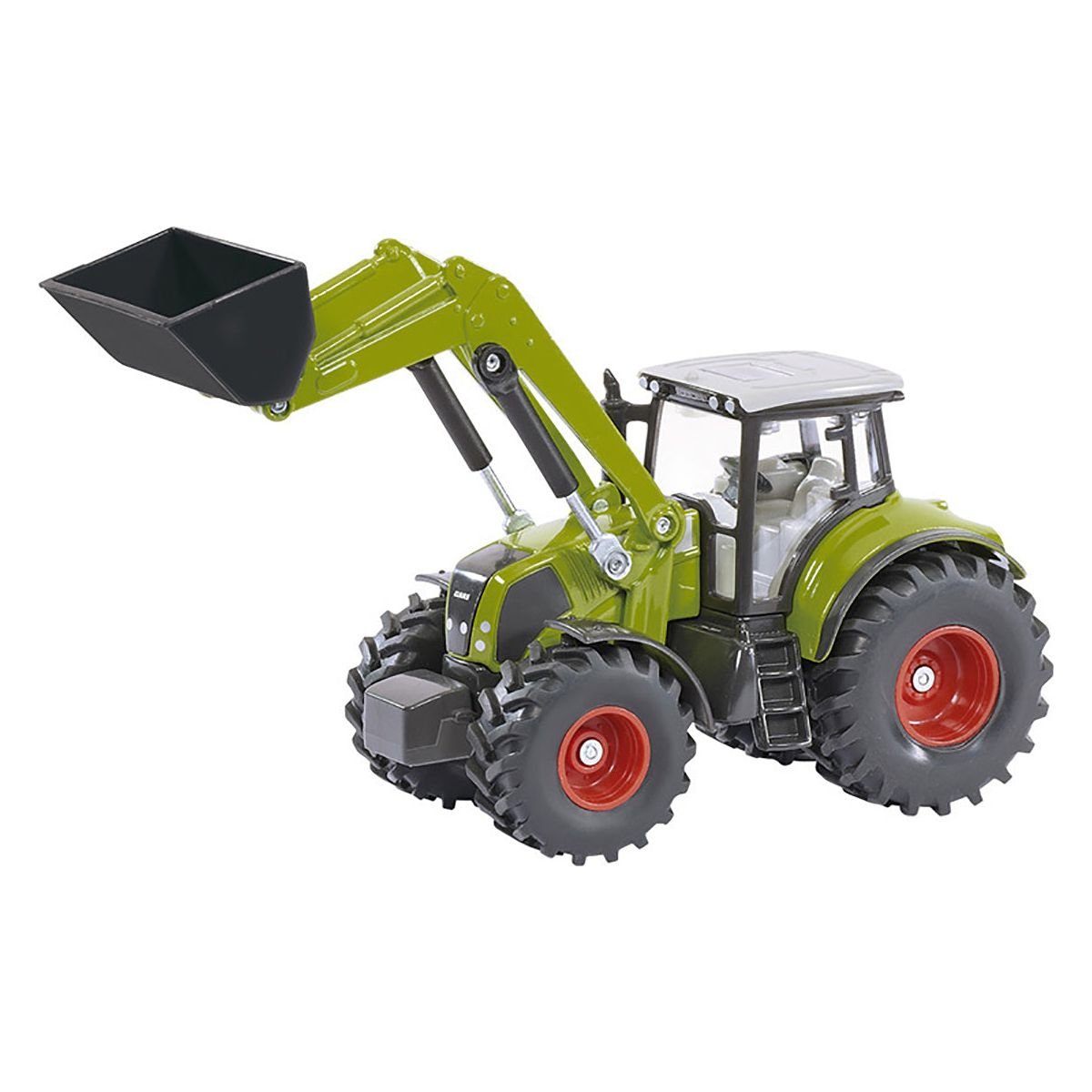 Claas Axion 850 Tractor with Front Loader Green with Gray Top 1/50 Diecast Model by Siku - SIKU - ModelCars.com