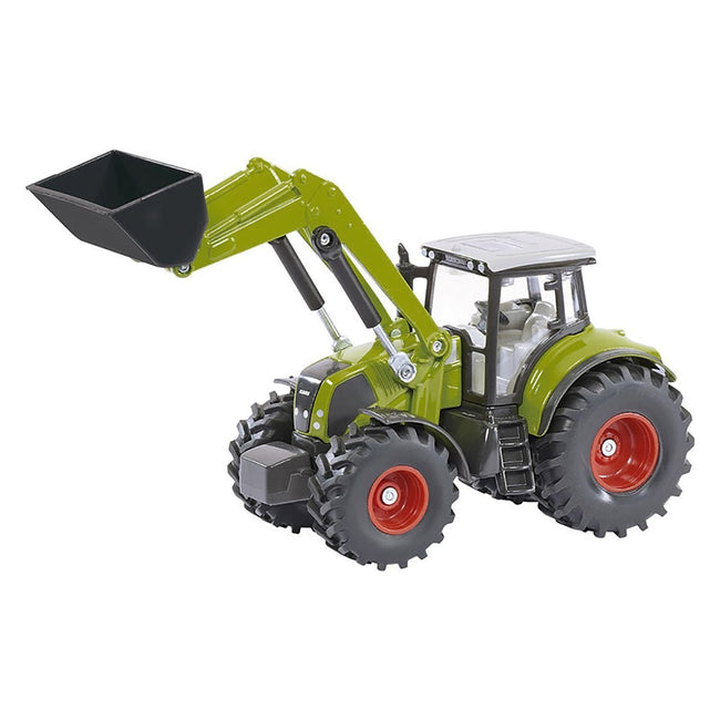Claas Axion 850 Tractor with Front Loader Green with Gray Top 1/50 Diecast Model by Siku-SIKU-ModelCars.com