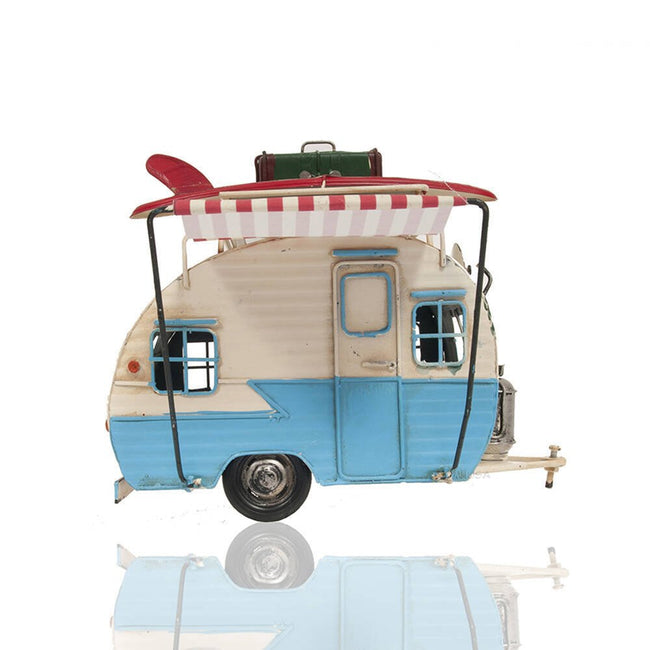 Classic Camper with photo frame piggy bank Metal-Old Modern-ModelCars.com