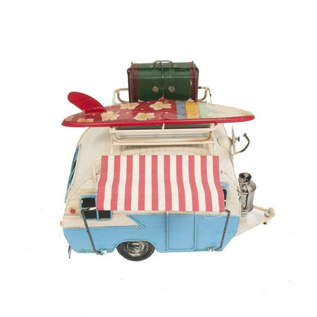 Classic Camper with photo frame piggy bank Metal-Old Modern-ModelCars.com