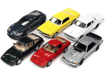 "Classic Gold Collection" 2021 Set A of 6 Cars Release 4 1/64 Diecast Model Cars by Johnny Lightning-Johnny Lightning-ModelCars.com