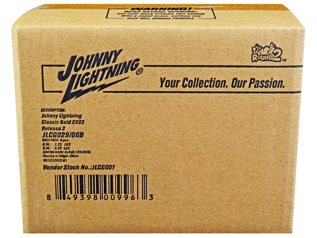 "Classic Gold Collection" 2022 Set A of 6 Cars Release 1 1/64 Diecast Model Cars by Johnny Lightning-Johnny Lightning-ModelCars.com