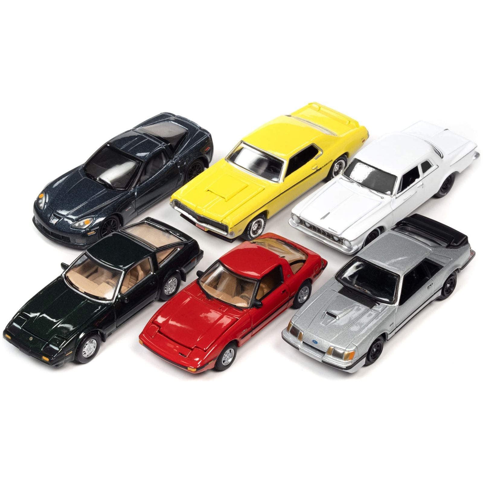 "Classic Gold Collection" 2022 Set B of 6 Cars Release 2 1/64 Diecast Model Cars by Johnny Lightning - Johnny Lightning - ModelCars.com