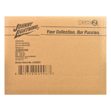 "Classic Gold Collection" 2025 Release 2 Set of 6 Cars 1/64 Diecast Model Cars by Johnny Lightning-Johnny Lightning-ModelCars.com