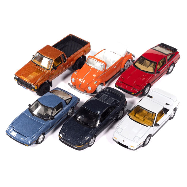 "Classic Gold Collection" 2026 Release 1 Set B of 6 Cars 1/64 Diecast Model Cars by Johnny Lightning-Johnny Lightning-ModelCars.com
