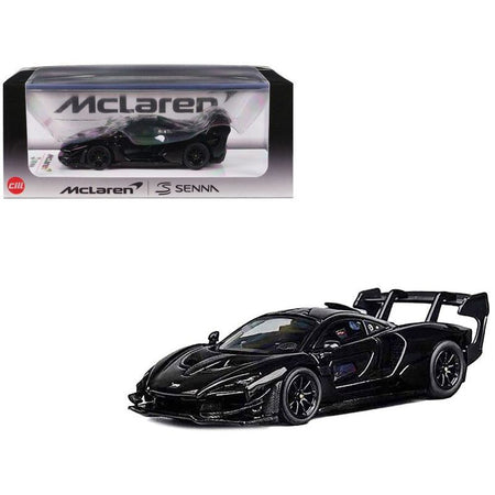 CM Models McLaren Senna GTR Black and Carbon 1/64 Diecast Model Car by CM Models-CM Models-ModelCars.com