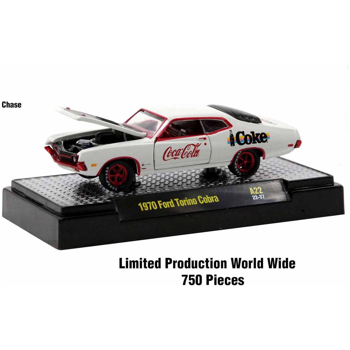 "Coca-Cola" Set of 3 pieces Release 22 Limited Edition to 8750 pieces Worldwide 1/64 Diecast Model Cars by M2 Machines-M2-ModelCars.com