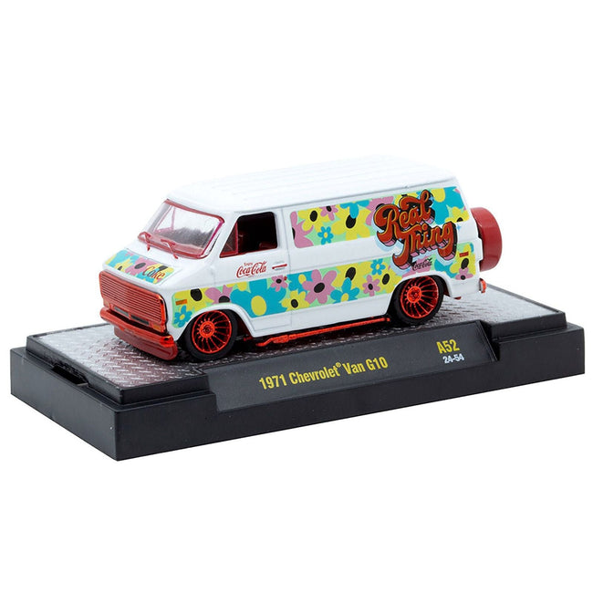 "Coca-Cola" Set of 3 pieces Release 52 Limited Edition to 10000 pieces Worldwide 1/64 Diecast Model Cars by M2 Machines-M2-ModelCars.com