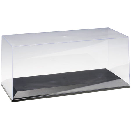 Collectible Display Show Case for 1/18-1/24 Scale Model Cars with Black Plastic Base by Autoart-Autoart-ModelCars.com