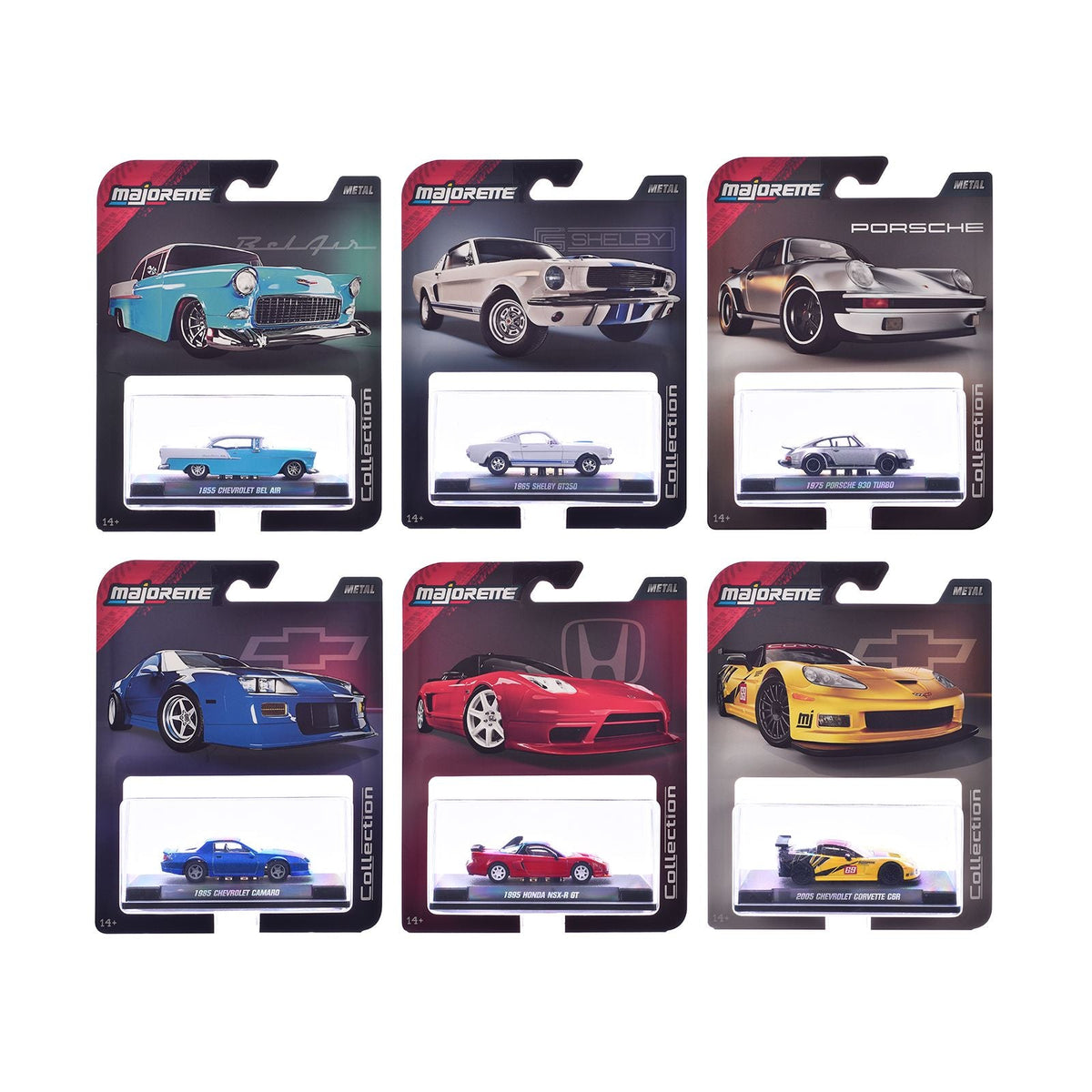 Collector Series Wave 1 2025 Set of 6 pieces 1/64 Diecast Model Cars by Majorette-Majorette-ModelCars.com