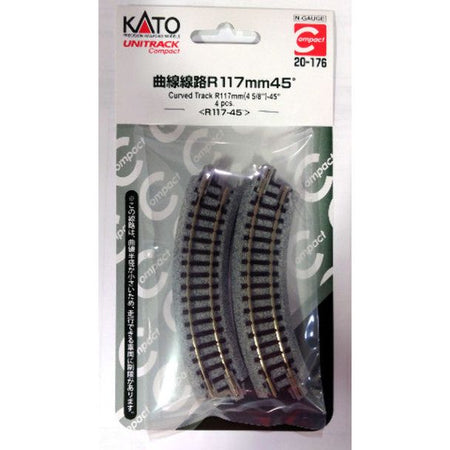 COMPACT CURVE R117 4PC - Kato - ModelCars.com