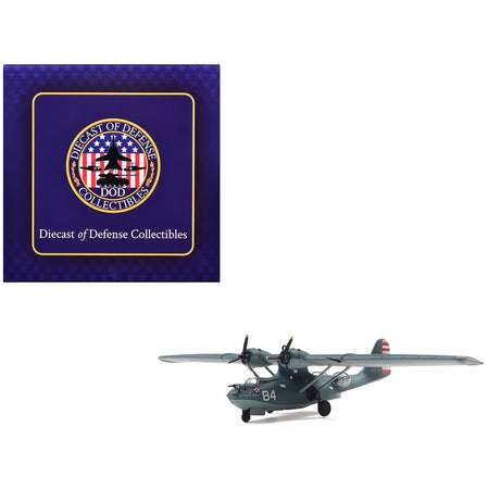 Consolidated PBY-5A Catalina Aircraft "United States Navy" 1/144 Diecast Model by Diecast of Defense-Diecast of Defence Collectibles-ModelCars.com