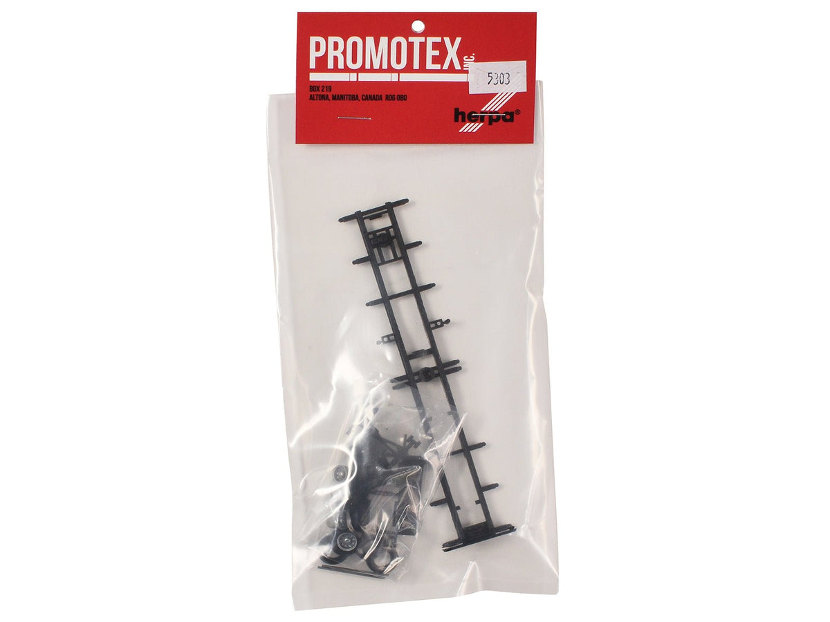 Container Chassis for 2-Axle 40ft Trailer 1/87 (HO) Plastic Model by Promotex-Promotex-ModelCars.com